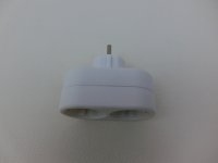 Mehrfachstecker 2-Fach Rund Vertikal