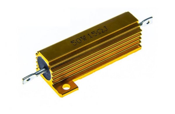 LED Widerstand 10 Watt / 50W / 15 Ohm / Alu-Gehäuse