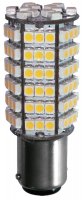LED Birne, 120 SMD Leuchtmittel P21/5W, Bay15d, Weiß
